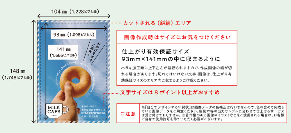 自分でデザインする年賀状の画像作成方法