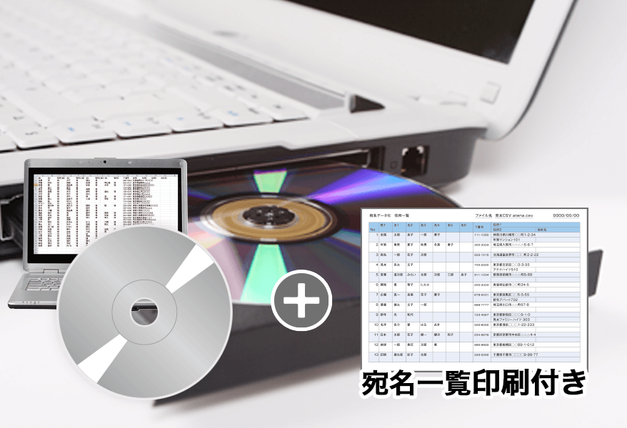 今年作成した宛名データは来年以降の年賀状作成時にもご利用いただけます。